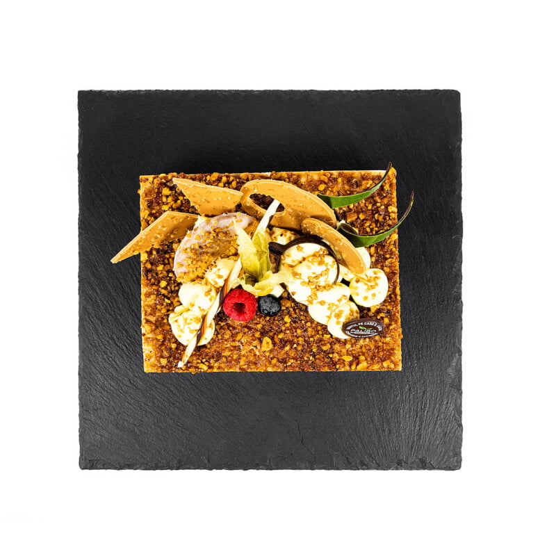Tort Cheesecake fără zahăr cu nucă și caramel sărat - imagine 2